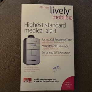 Lively Mobile+ Medical Alert Device - Gray and White